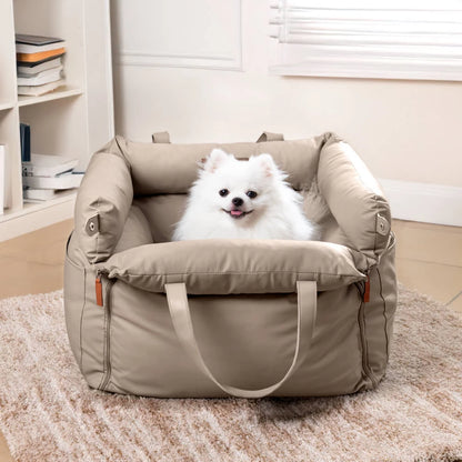 Pet Car Seat Booster Bed - Comfort, Luxury & Safety together